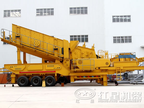 移動(dòng)汽車(chē)載式打石機(jī)