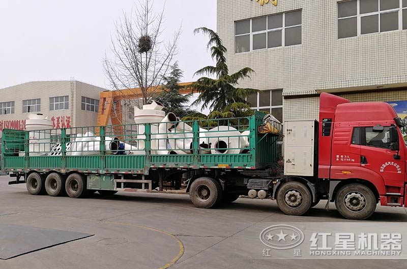 全套粉煤灰加工設備發(fā)貨