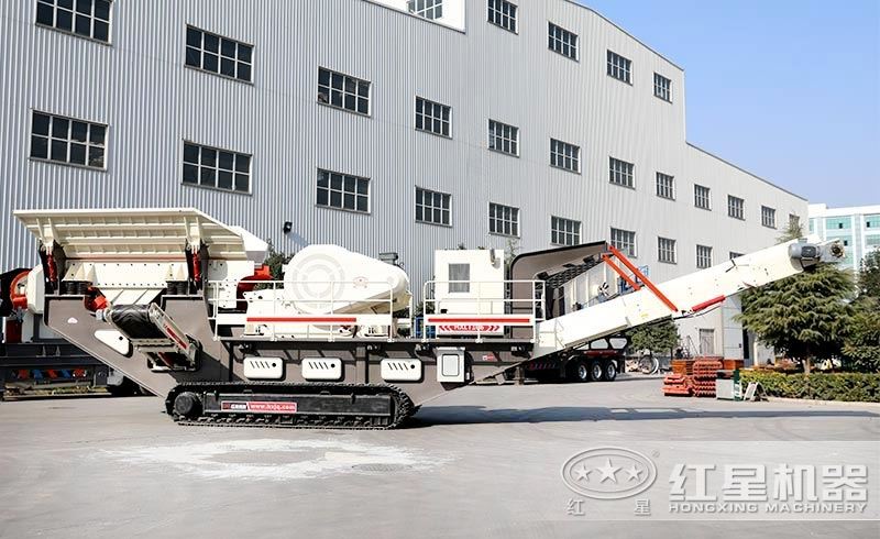 履帶式車載流動(dòng)破碎機(jī)