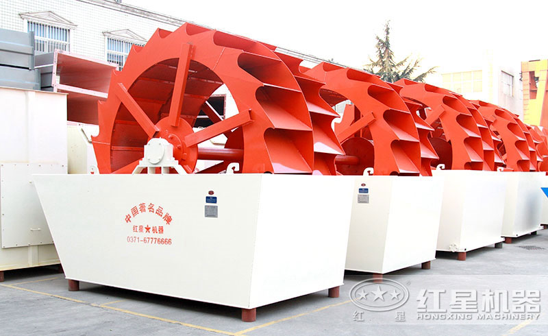 輪斗式洗沙機(jī)廠區(qū)實拍